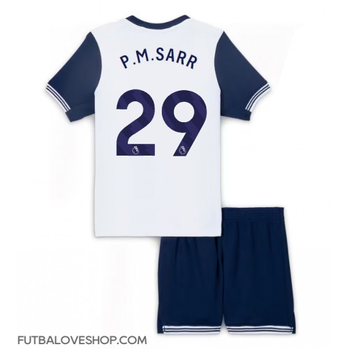 Dres Tottenham Hotspur Pape Matar Sarr #29 Domáci pre deti 2024-25 Krátky Rukáv (+ trenírky)